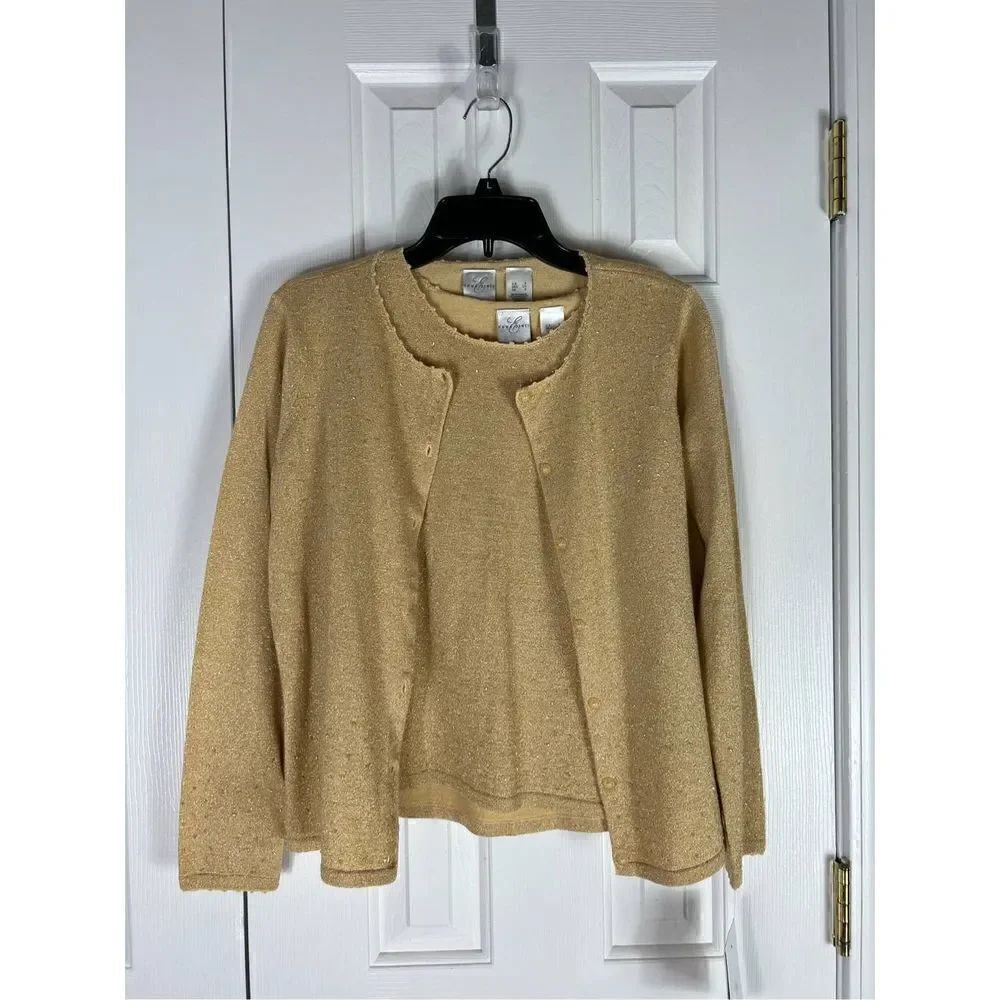 NWT Emma James Womens Grandmacore Sweater Set Size Small